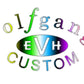 EVH Wolfgang Custom Headstock Decal Logo Waterslide Foil or Vinyl Peel & Stick - Guitar-Restore