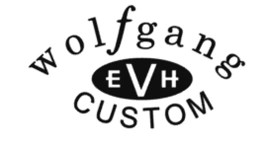 EVH Wolfgang Custom Headstock Decal Logo Waterslide Foil or Vinyl Peel & Stick - Guitar-Restore