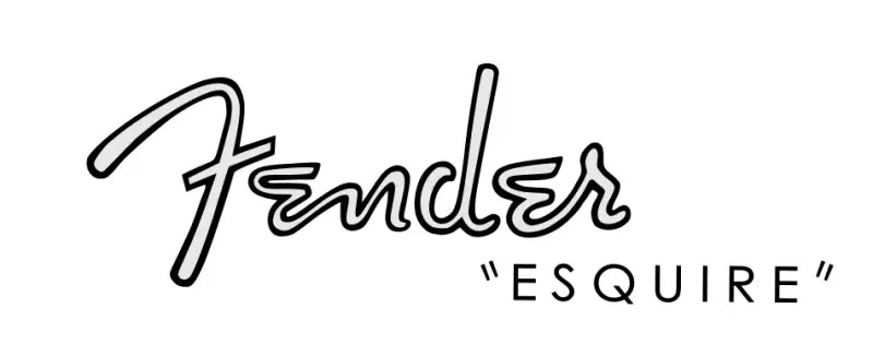 Fender Esquire 50’s Guitar Headstock Decal Logo Waterslide -