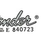 Fender Fuji Gen Japan Stratocaster Headstock Decal Logo Waterslide Years 1985-1988