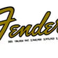 Fender Jaguar Guitar Headstock Decal Logo Waterslide Years 1962-1967