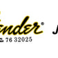 Fender Jazz Bass Headstock Decal Logo Waterslide Years 1968-1980