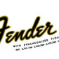 Fender Jazzmaster Guitar Headstock Decal Logo Waterslide Years 1958-1969