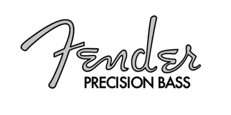 Fender Precision Bass Headstock Decal Logo Waterslide Years 1954-1960