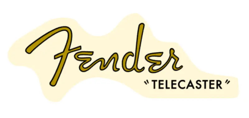 Fender Telecaster 50's 60'S Relic Guitar Headstock Decal Logo Waterslide