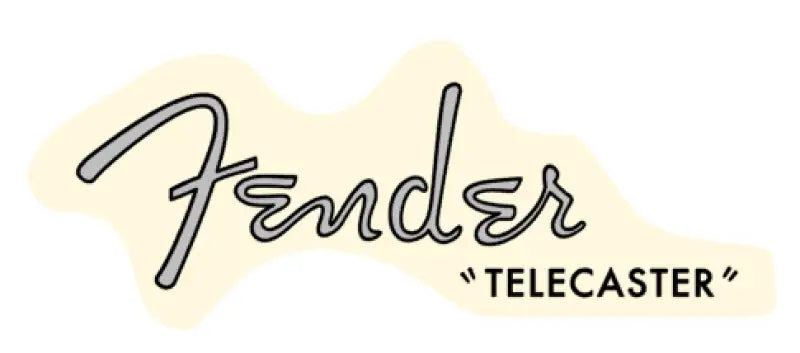 Fender Telecaster 50's 60'S Relic Guitar Headstock Decal Logo Waterslide