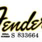 Fender Telecaster Guitar Headstock Decal Logo Waterslide Years 1968-1979