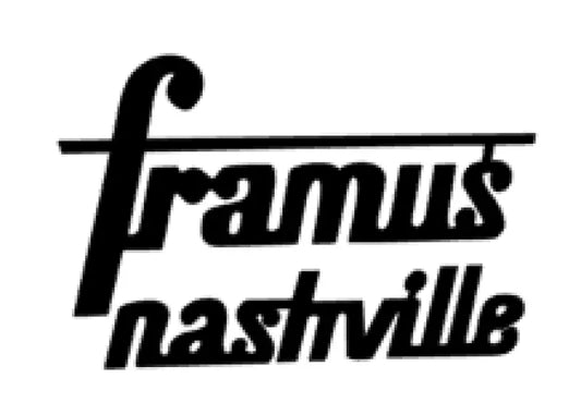 Framus Nashville Headstock or Banjo Body Decal Logo Metallic Vinyl or Foil