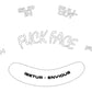 FUZZ FACE Parody Fuck Face Guitar Pedal Decal Set Vinyl Peel & Stick Or Waterslide