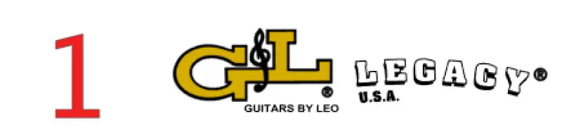 G&L Legacy Guitar Headstock Decal Logo Waterslide 3