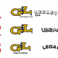 G&L Legacy Headstock decal Leo Fender