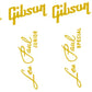 Gibson Les Paul Model Junior Special TV Model Guitar Headstock Decal Logo Vinyl or Foil - Guitar-Restore