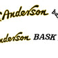 H.S. Anderson Bask Bass And Bask Bass II Guitar Headstock Decal Logo