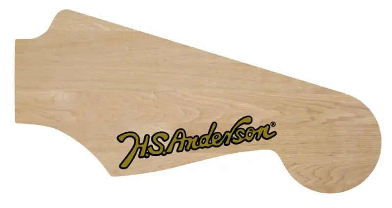 H.S. Anderson Strat Guitar Headstock Decal Logo