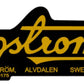 Hagstrom I , II, Or III Guitar Headstock Decal Logo Gold on Black Waterslide Or Vinyl Peel And Stick