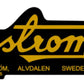 Hagstrom I , II, Or III Guitar Headstock Decal Logo Gold on Black Waterslide Or Vinyl Peel And Stick