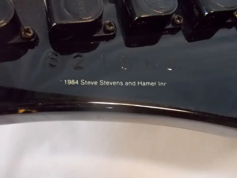 Hamer USA Steve Stevens Signature Guitar Headstock Decal