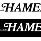 Hamer USA Steve Stevens Signature Guitar Headstock Decal Logo Waterslide