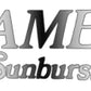 Hamer USA Sunburst Guitar Headstock Decal Logo Waterslide -