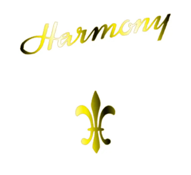 Harmony H-75 H-68 Guitar Fleur De Lis Headstock Decal Logo