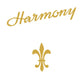 Harmony H-75 H-68 Guitar Fleur De Lis Headstock Decal Logo