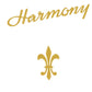 Harmony H75 H77 Guitar headstock Decal Logo Waterslide Vinyl