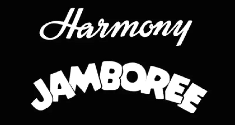 Harmony Jamboree Guitar Headstock Decal Logo Vinyl Peel & Stick