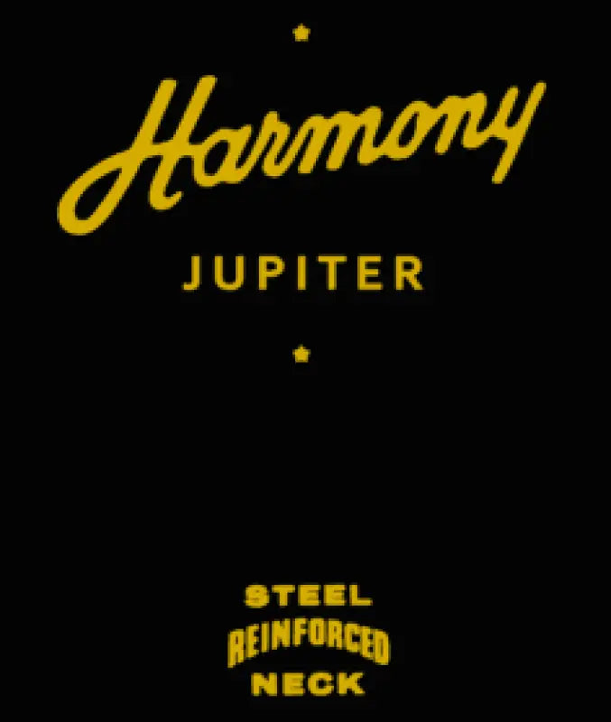 Harmony Jupiter Guitar Headstock Decal Logo Waterslide