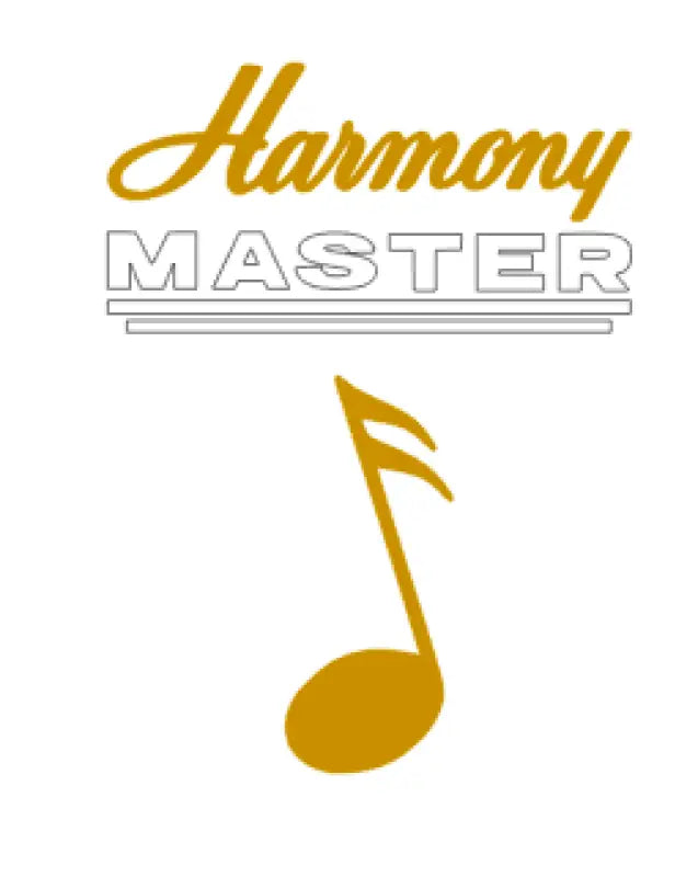 Harmony Master Guitar Headstock Decal Logo Vinyl Peel &