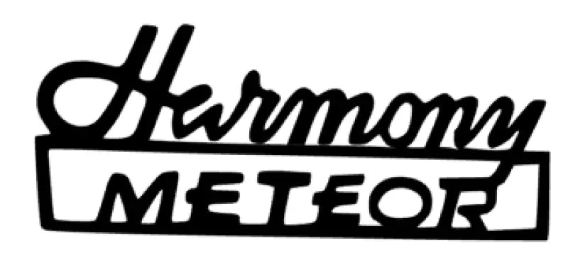 Harmony Meteor Guitar Headstock Decal Logo Waterslide