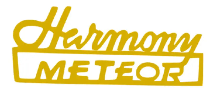 Harmony Meteor Guitar Headstock Decal Logo Waterslide