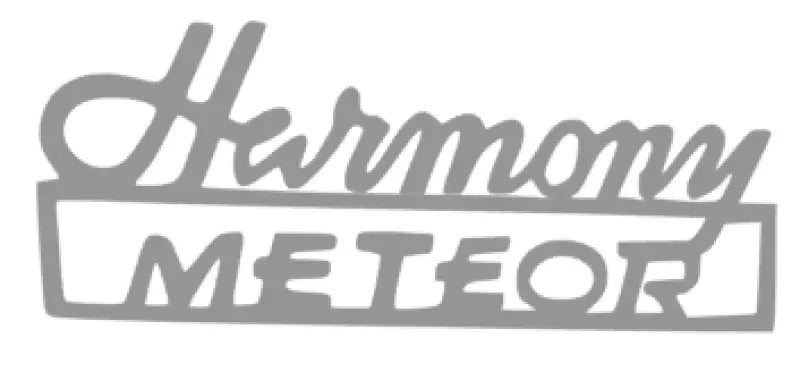 Harmony Meteor Guitar Headstock Decal Logo Waterslide