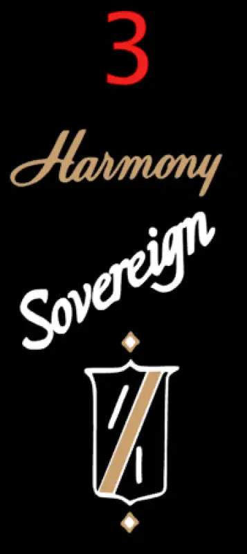 Harmony Sovereign Guitar headstock Decal Logo waterslide or Vinyl Peel & Stick All Years - Guitar-Restore