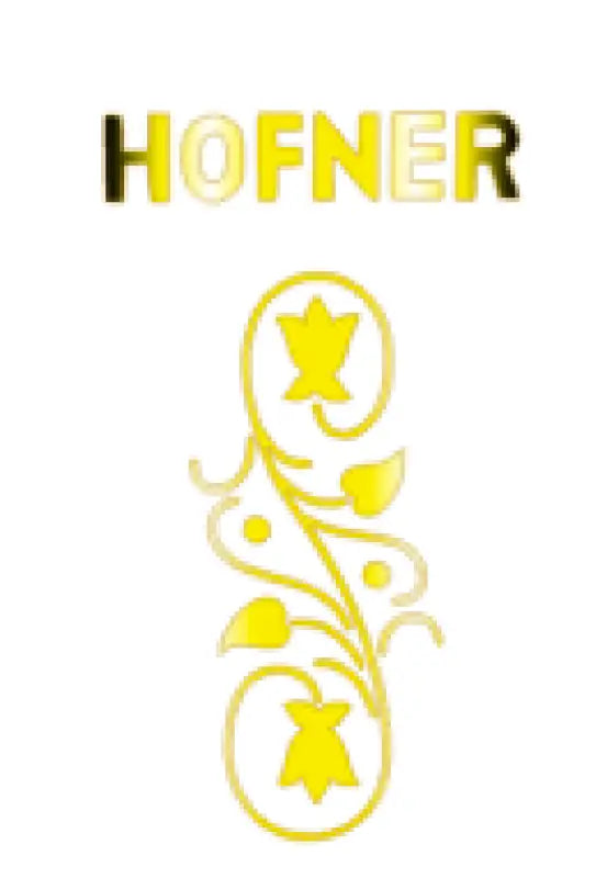 Hofner President Verithin Violin Guitar Headstock Decal Logo