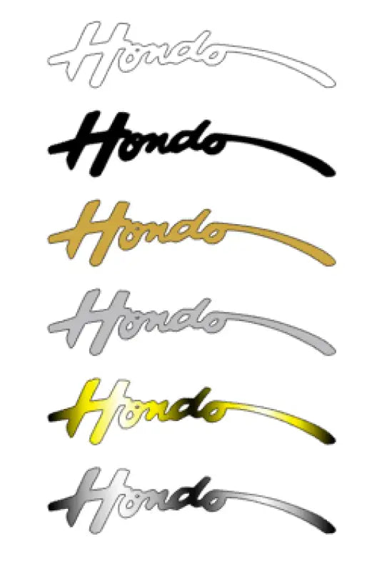 Hondo Guitar headstock Decal Logo