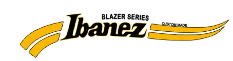 Ibanez Blazer Guitar or Blazer Bass or Roadster Bass Headstock Logo Decal Waterslide - Guitar-Restore