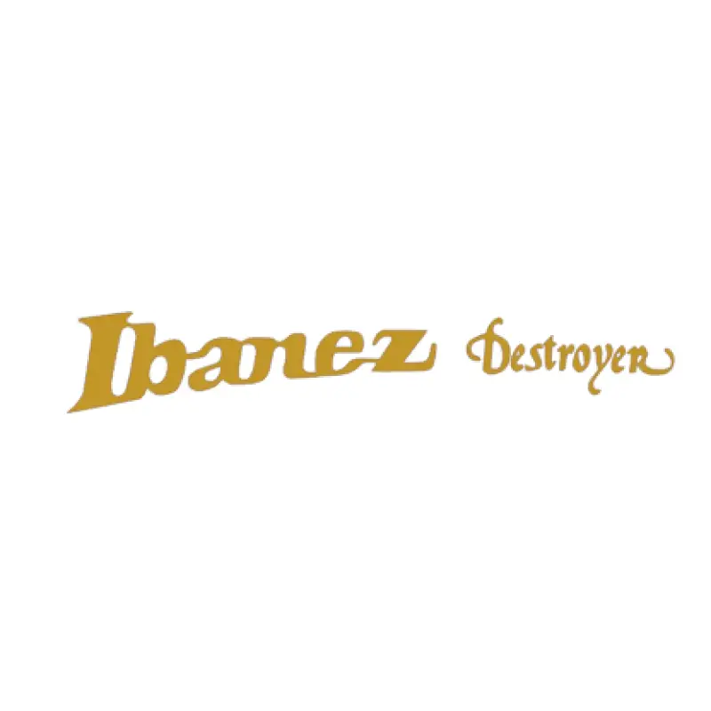 Ibanez Destroyer & Destroyer II Repro Headstock Logo Decal Waterslide or Vinyl Peel & Stick - Guitar-Restore