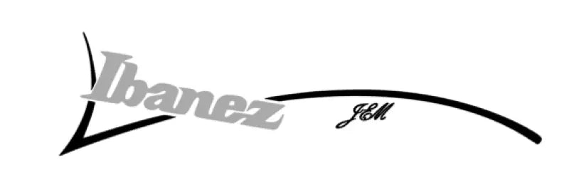 Ibanez JEM 6 String Headstock Logo Decal Vinyl & Foil 2 Color - Guitar-Restor