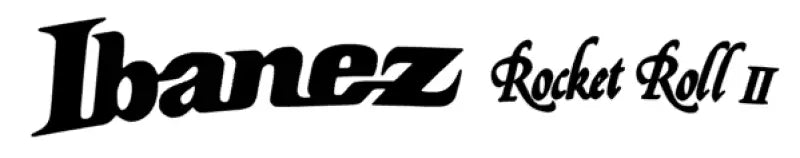 Ibanez Rocket Roll II Guitar Headstock Logo Decal