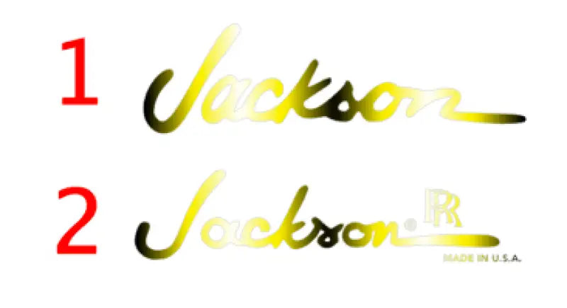 Jackson Guitar Headstock Decals Randy Rhoads Waterslide