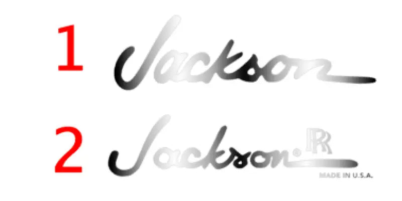 Jackson Guitar Headstock Decals Randy Rhoads Waterslide