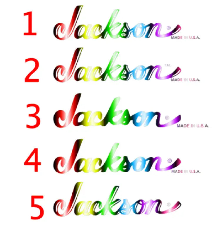 Jackson Inlay Sticker guitar-restore.net - Jackson Guitar Headstock Decals U.S.A. & Japan ...