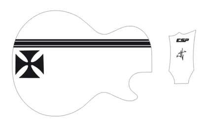 James hetfield signature guitar iron cross sales