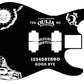 Kirk Hammett Ouija Decal Guitar Body Graphic Decal Set Black