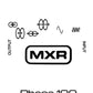 MXR Phase 100 script And Block Style Guitar Pedal Repro