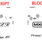 MXR Phase 100 script And Block Style Guitar Pedal Repro Restoration Decal Logo Complete Set Waterslide