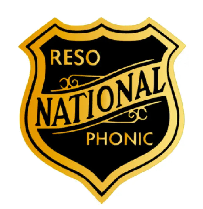 National Reso - phonic Color Over Foil Headstock Decal Logo