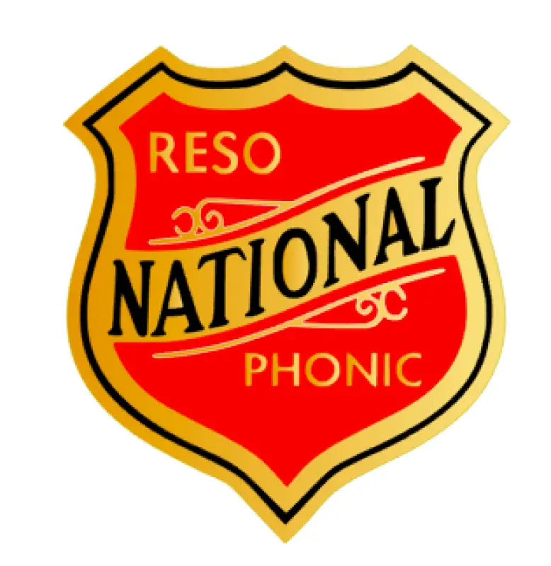 National Reso - phonic Color Over Foil Headstock Decal Logo