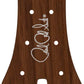 Paul Reed Smith PRS SE Guitar Headstock Decal Logo Complete Rosewood Vinyl Overlay Silver Foil Logo