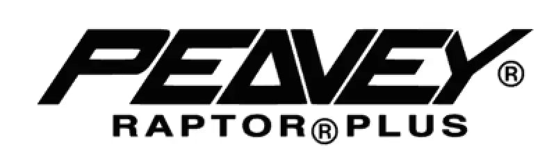 Peavey Raptor Plus Guitar Headstock Decal Logo waterslide White or Black.